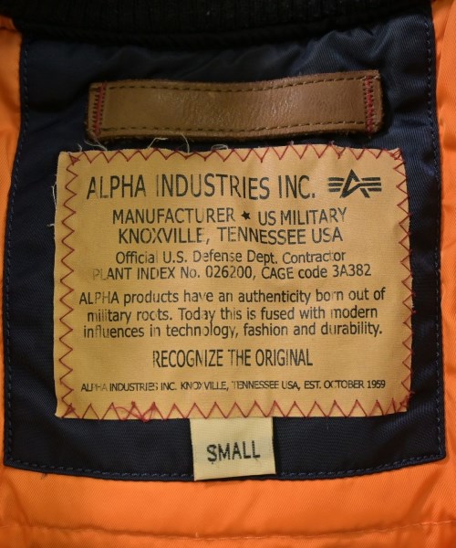 ALPHA（アルファ）ミリタリーブルゾン 紺 サイズ:S メンズ/2200614562026