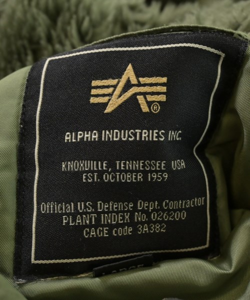 ALPHA（アルファ）ミリタリーブルゾン カーキ サイズ:L メンズ/2200622128108
