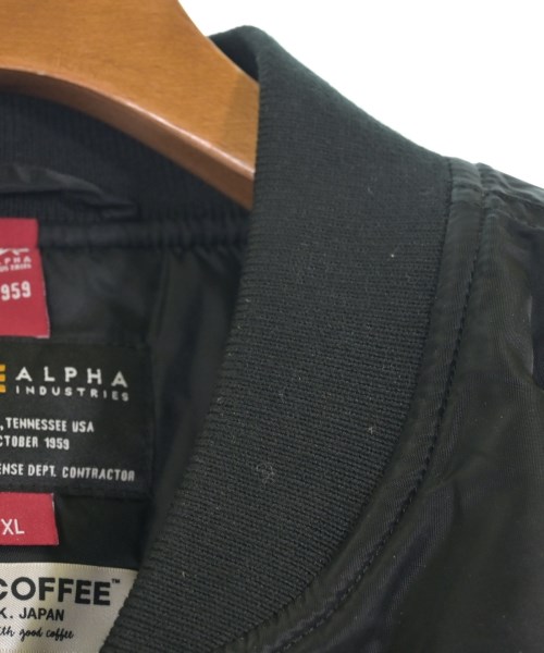 ALPHA（アルファ）ミリタリーブルゾン 黒 サイズ:XL メンズ/2200620977050