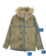 ALPHA（アルファ）ダウンコート ベージュ サイズ:M メンズ/2200673992017