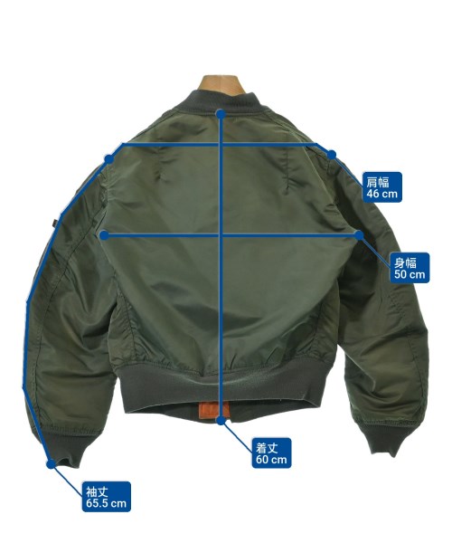 ALPHA（アルファ）ミリタリーブルゾン カーキ サイズ:S メンズ/2200655908012