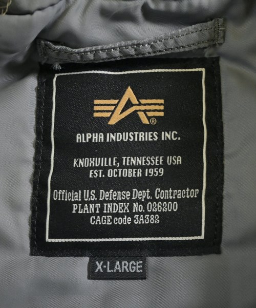 ALPHA（アルファ）ミリタリーブルゾン カーキ サイズ:XL メンズ/2200655703013
