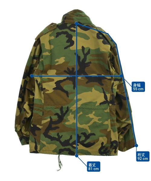 ALPHA（アルファ）ミリタリーブルゾン カーキ サイズ:-(L位) メンズ/2200646936093