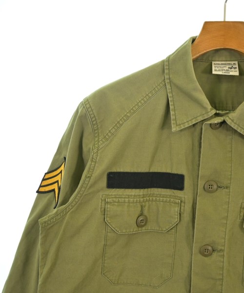 ALPHA（アルファ）カジュアルシャツ カーキ サイズ:L メンズ/2200648662037