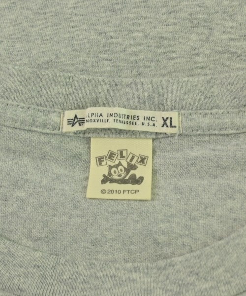ALPHA（アルファ）Tシャツ・カットソー グレー サイズ:XL メンズ/2200704991118