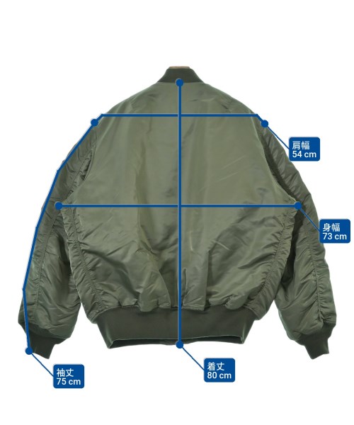 ALPHA（アルファ）ミリタリーブルゾン カーキ サイズ:4L メンズ/2200666160041