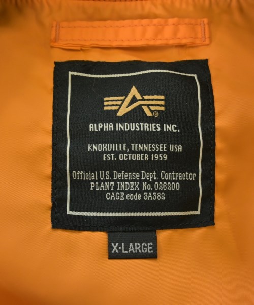 ALPHA（アルファ）ミリタリーブルゾン 黒 サイズ:XL メンズ/2200671044015