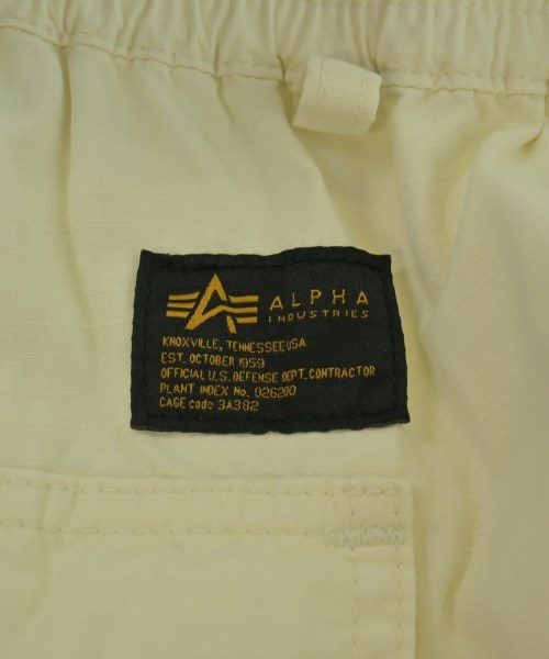 ALPHA（アルファ）カーゴパンツ 白 サイズ:L メンズ/2200717834297