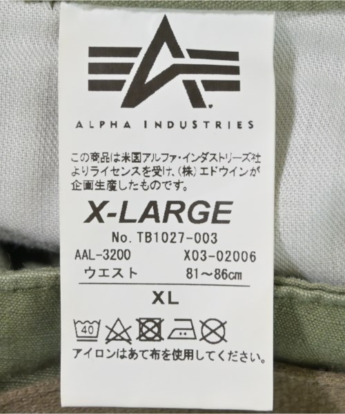 ALPHA（アルファ）カーゴパンツ カーキ サイズ:XL メンズ/2200669014020