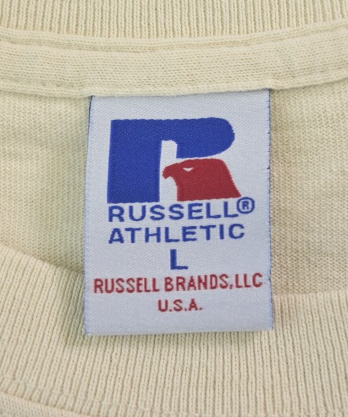 Russell Athletic（ラッセルアスレチック）Tシャツ・カットソー ベージュ サイズ:L メンズ/2200611057044