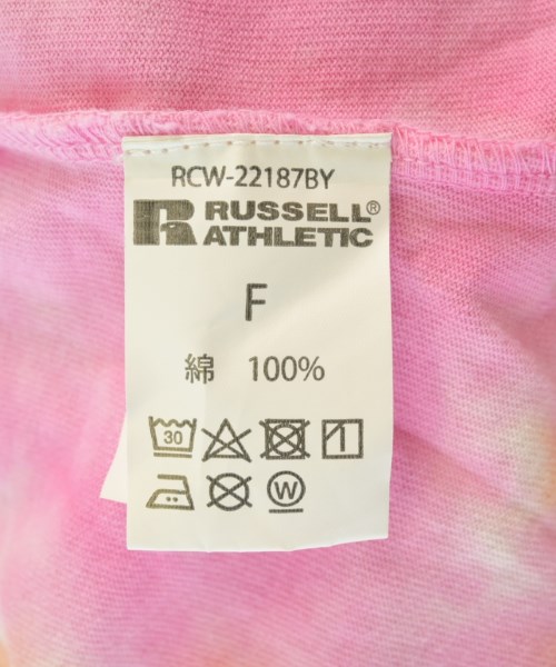 Russell Athletic（ラッセルアスレチック）Tシャツ・カットソー ピンク サイズ:F レディース/2200697730213