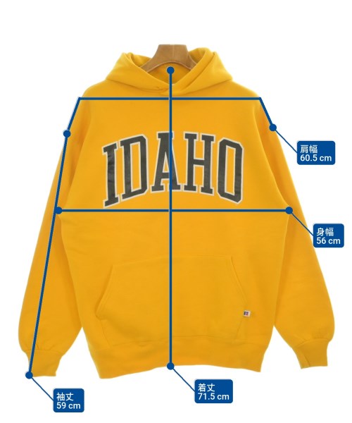 Russell Athletic（ラッセルアスレチック）パーカー 黄 サイズ:XL メンズ/2200671909017