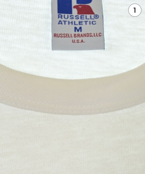 Russell Athletic（ラッセルアスレチック）Tシャツ・カットソー 白 サイズ:M メンズ/2200682871112