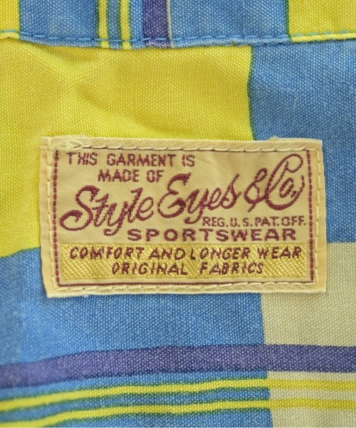 STYLE EYES（スタイルアイズ）カジュアルシャツ 黄 サイズ:XS レディース/2200621529289