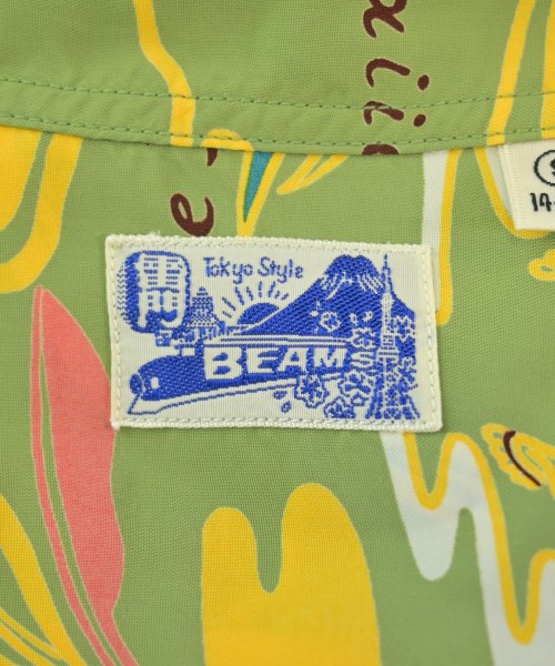 BEAMS（ビームス）カジュアルシャツ 緑 サイズ:S メンズ/2200675245630