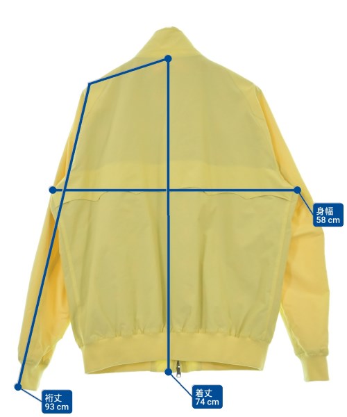 BARACUTA（バラクータ）ブルゾン 黄 サイズ:46(M位) メンズ/2200624563037