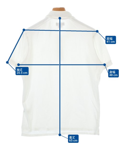BARACUTA（バラクータ）ポロシャツ 白 サイズ:S/M メンズ/2200682961196