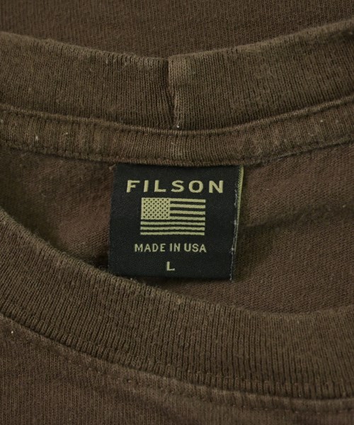 FILSON（フィルソン）Tシャツ・カットソー 茶 サイズ:L メンズ/2200610830020