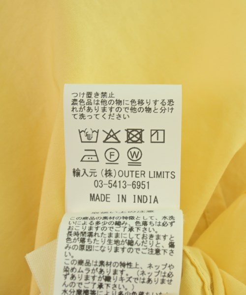 FILSON（フィルソン）カジュアルシャツ 黄 サイズ:L メンズ/2200703801012