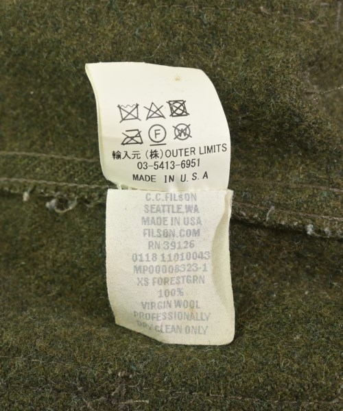 FILSON（フィルソン）その他 カーキ サイズ:XS メンズ/2200721332017