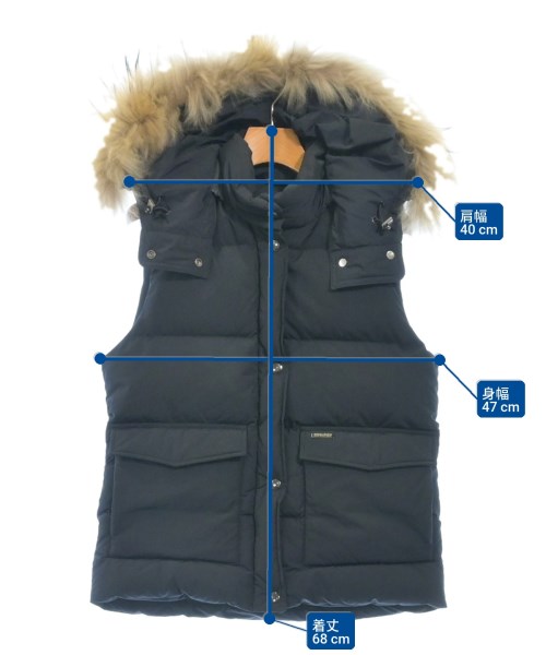 WOOLRICH（ウールリッチ）ダウンジャケット/ダウンベスト 紺 サイズ:M