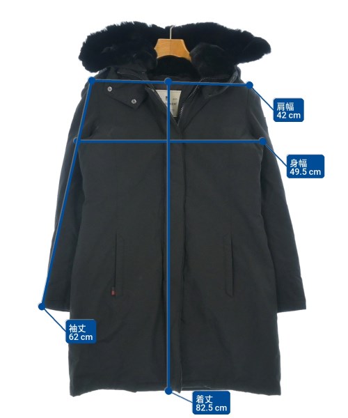 WOOLRICH（ウールリッチ）ダウンコート 黒 サイズ:S レディース/2200636312012