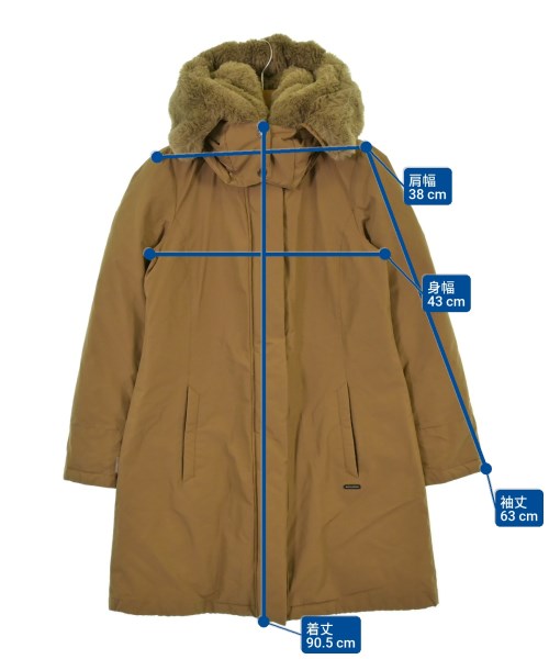 WOOLRICH（ウールリッチ）ダウンコート 茶 サイズ:S レディース/2200636727014