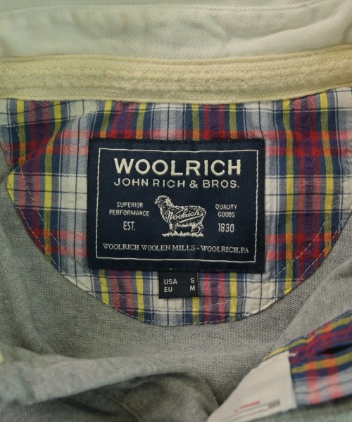 WOOLRICH（ウールリッチ）ポロシャツ グレー サイズ:M メンズ/2200643982246