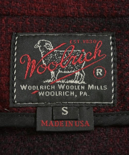 WOOLRICH（ウールリッチ）カジュアルシャツ 赤 サイズ:S メンズ/2200606114431