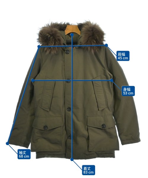 WOOLRICH（ウールリッチ）ダウンジャケット/ダウンベスト カーキ サイズ:S メンズ/2200613950015