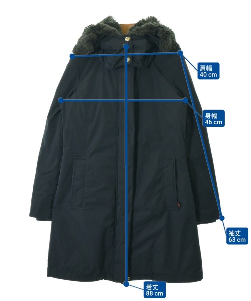 WOOLRICH（ウールリッチ）ダウンコート 紺 サイズ:XS レディース/2200695574031