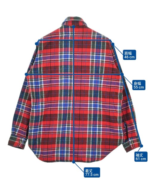 WOOLRICH（ウールリッチ）カジュアルシャツ 赤 サイズ:-(XL位) メンズ/2200696959103
