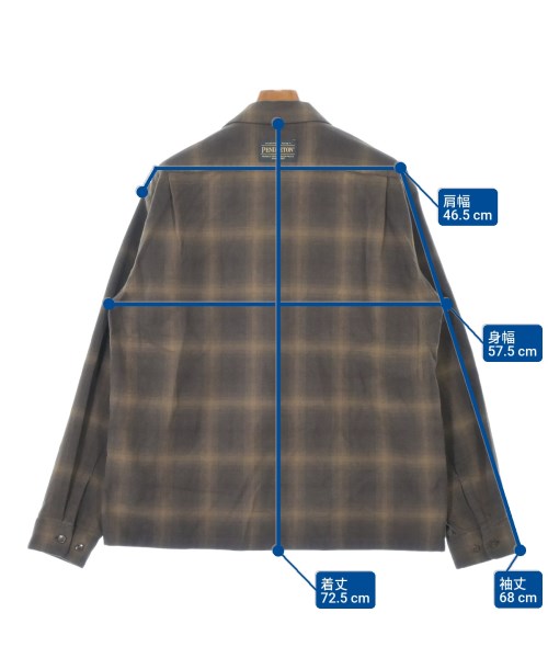 PENDLETON（ペンドルトン）カジュアルシャツ 茶 サイズ:L メンズ/2200651908061