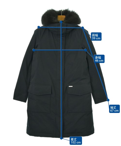 WOOLRICH（ウールリッチ）ダウンコート 紺 サイズ:XS レディース/2200659353016