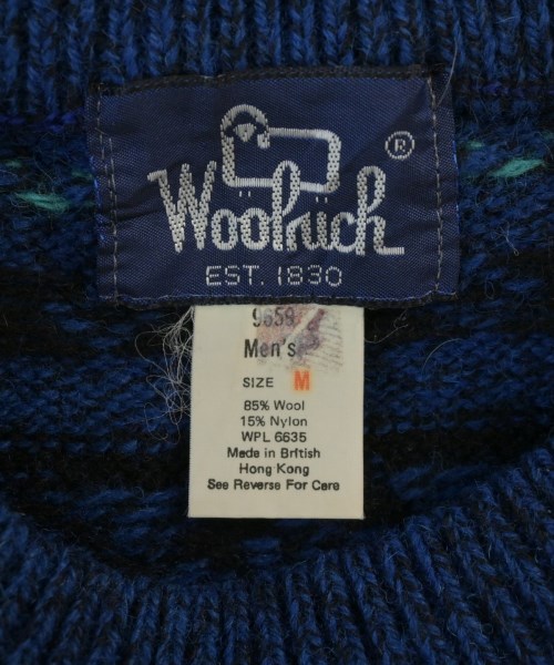 WOOLRICH（ウールリッチ）ニット・セーター 青 サイズ:M メンズ/2200645701012