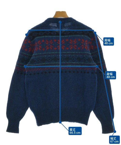 WOOLRICH（ウールリッチ）ニット・セーター 青 サイズ:M メンズ/2200645701012