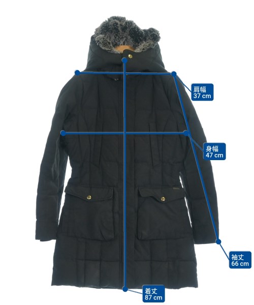 WOOLRICH（ウールリッチ）ダウンコート 黒 サイズ:S レディース/2200637188012