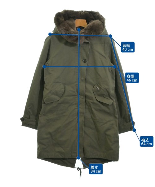 WOOLRICH（ウールリッチ）モッズコート カーキ サイズ:XS レディース/2200645960013
