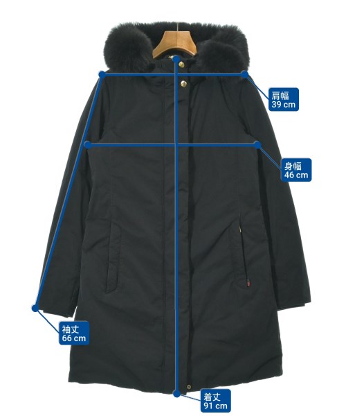 WOOLRICH（ウールリッチ）ダウンコート 黒 サイズ:S レディース/2200639086019