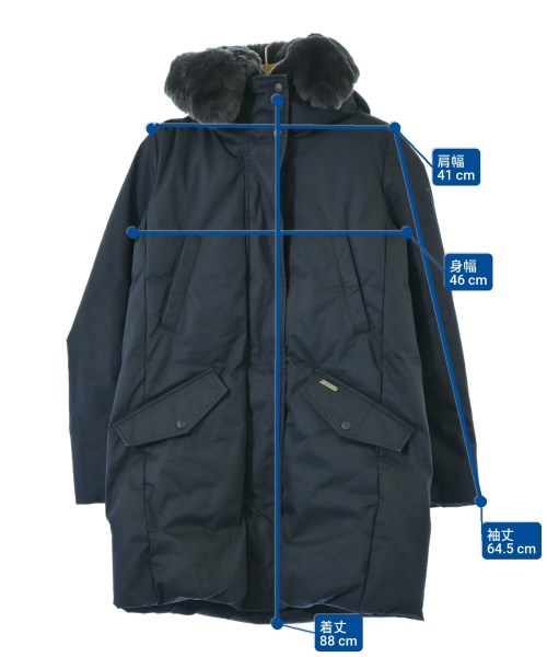 WOOLRICH（ウールリッチ）ダウンコート 紺 サイズ:S レディース/2200639886015