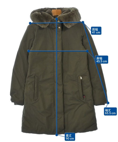 WOOLRICH（ウールリッチ）モッズコート カーキ サイズ:S レディース/2200648810018