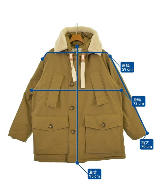 WOOLRICH（ウールリッチ）ダウンジャケット/ダウンベスト ベージュ サイズ:L メンズ/2200649845019