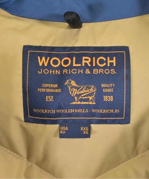WOOLRICH（ウールリッチ）ダウンジャケット/ダウンベスト 青 サイズ:XXS レディース/2200704320093