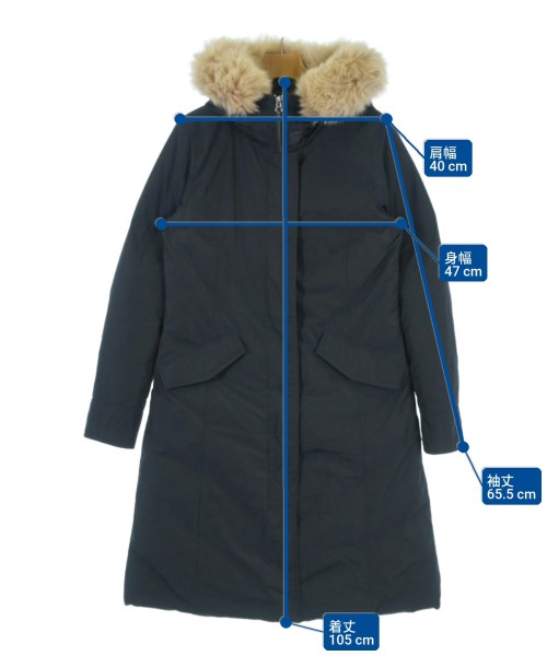 WOOLRICH（ウールリッチ）ダウンコート 紺 サイズ:M レディース/2200704489028