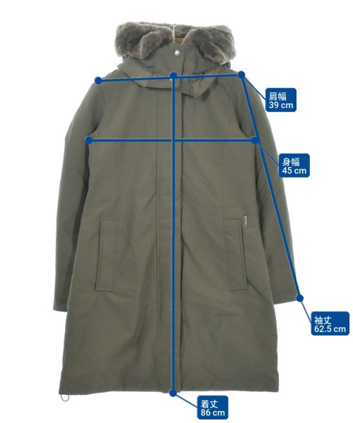 WOOLRICH（ウールリッチ）ダウンコート カーキ サイズ:XS レディース/2200707679020