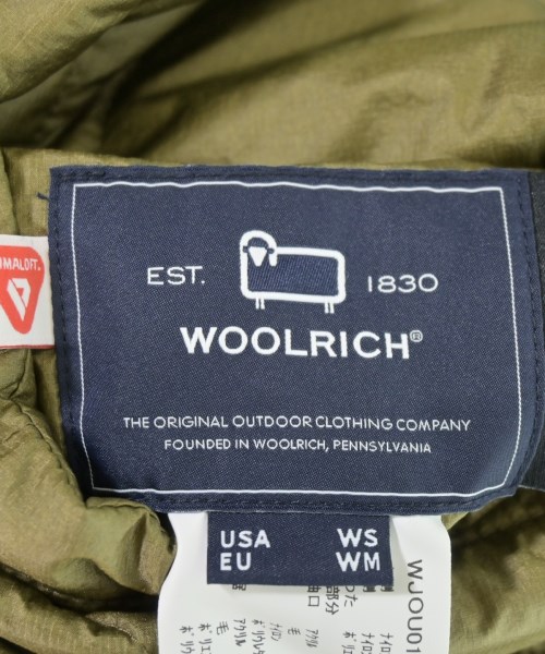 WOOLRICH（ウールリッチ）ダウンジャケット/ダウンベスト カーキ サイズ:M レディース/2200707679044