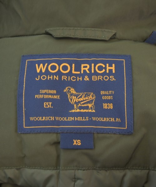 WOOLRICH（ウールリッチ）ダウンジャケット/ダウンベスト カーキ サイズ:XS レディース/2200662881018