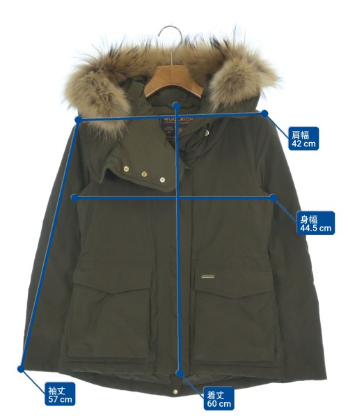WOOLRICH（ウールリッチ）ダウンジャケット/ダウンベスト カーキ サイズ:XS レディース/2200662881018