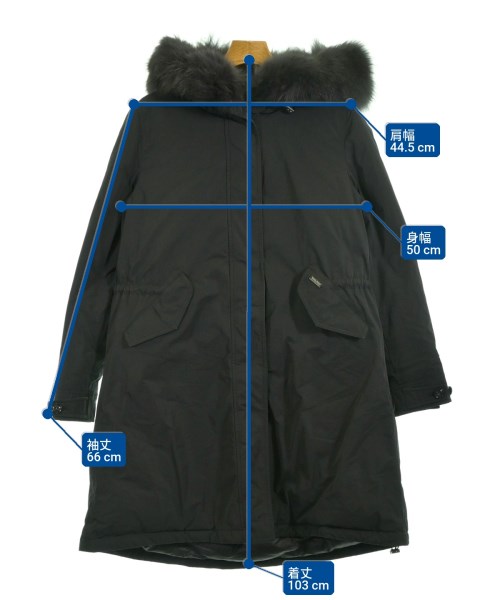 WOOLRICH（ウールリッチ）ダウンコート 黒 サイズ:S レディース/2200732887025