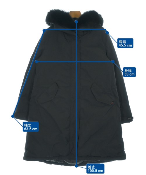 WOOLRICH（ウールリッチ）ダウンコート 黒 サイズ:M レディース/2200721376035
